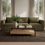 Swift Dark Green Right Arm Facing Chair by Moe's Home at Eve Furniture