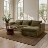 Swift Dark Green Slipper Chair by MOES at Eve Furniture