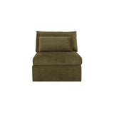 Swift Dark Green Slipper Chair by Moe's Home at Eve Furniture