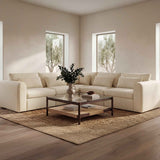 Swift Light Beige Classic L Modular Sectional by Moe's Home at Eve Furniture