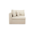 Swift Light Beige Corner Chair by Moe's Home at Eve Furniture