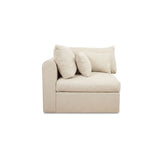 Swift Light Beige Corner Chair by MOES at Eve Furniture
