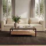 Swift Light Beige Left Arm Facing Chair by MOES at Eve Furniture
