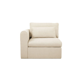 Swift Light Beige Left Arm Facing Chair by MOES at Eve Furniture