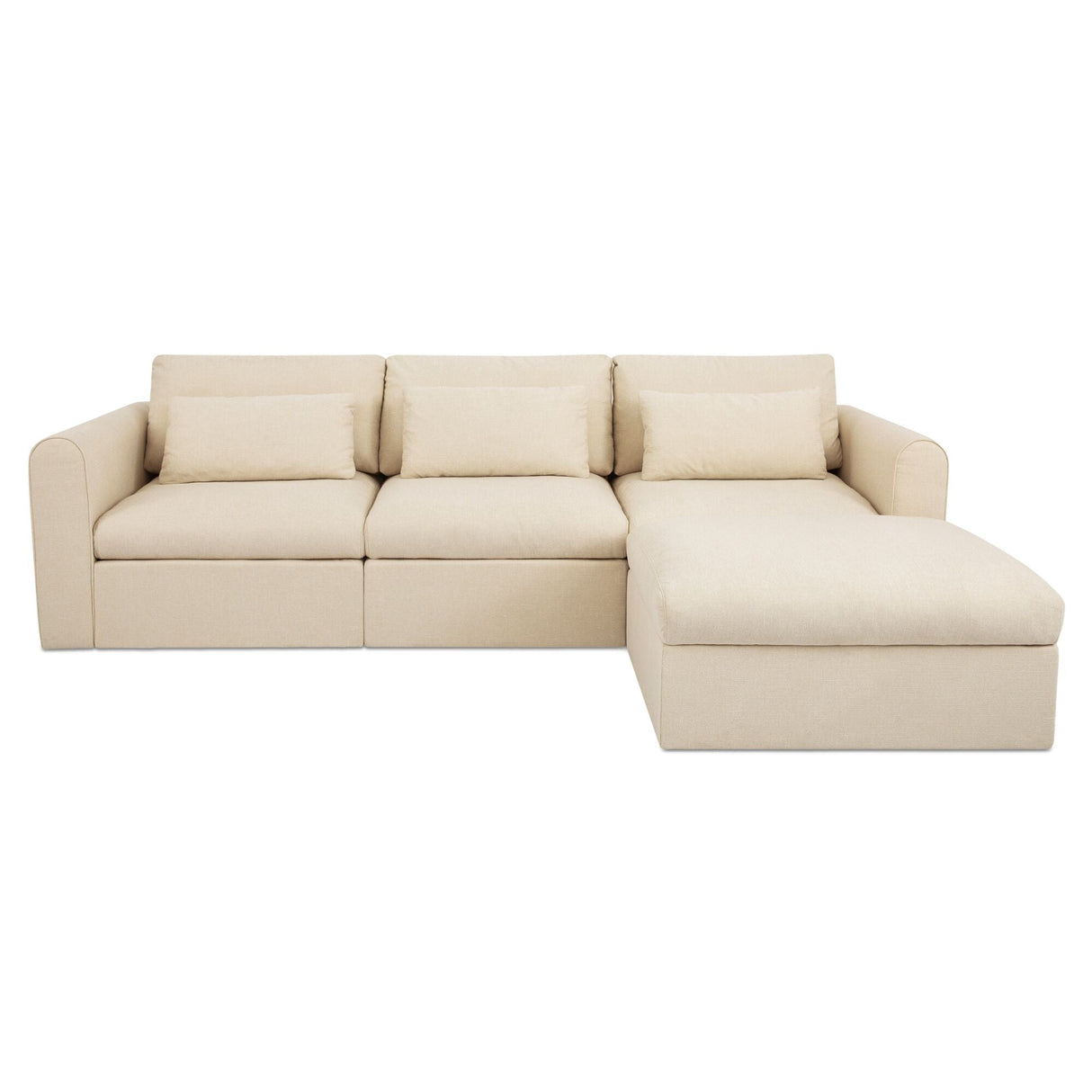 Swift Light Beige Lounge Modular Sectional by MOES at Eve Furniture