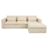 Swift Light Beige Lounge Modular Sectional by MOES at Eve Furniture