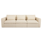 Swift Light Beige Modular Sofa by MOES at Eve Furniture