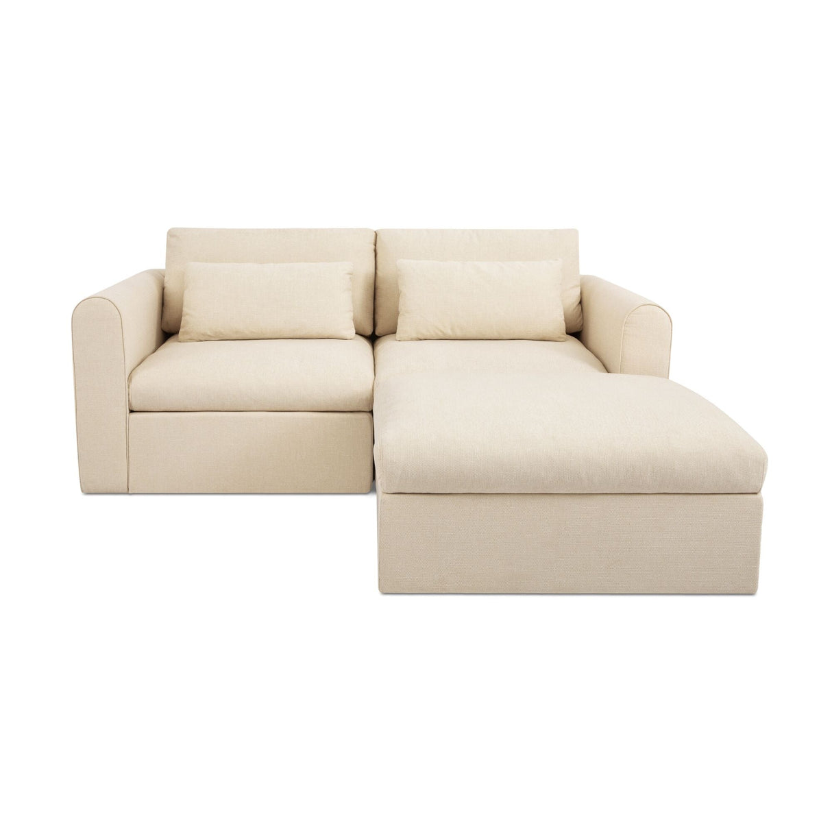 Swift Light Beige Nook Modular Sectional by MOES at Eve Furniture