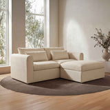 Swift Light Beige Nook Modular Sectional by Moe's Home at Eve Furniture