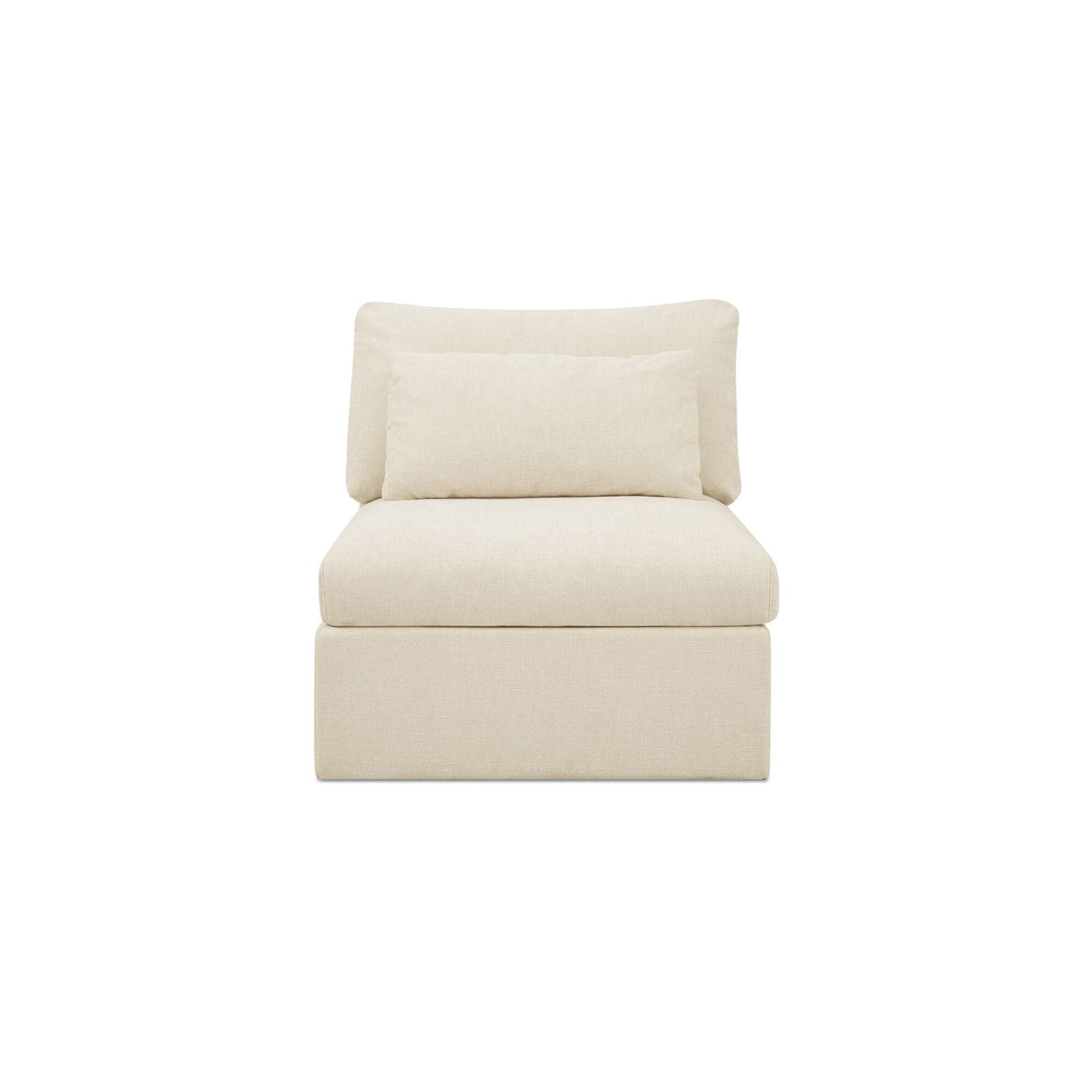 Swift Light Beige Slipper Chair by MOES at Eve Furniture