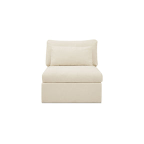 Swift Light Beige Slipper Chair by MOES at Eve Furniture