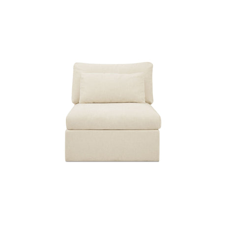 Swift Light Beige Slipper Chair by MOES at Eve Furniture
