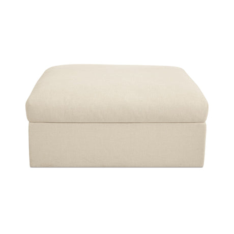 Swift Light Beige Storage Ottoman by MOES at Eve Furniture
