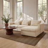 Swift Light Beige Storage Ottoman by Moe's Home at Eve Furniture