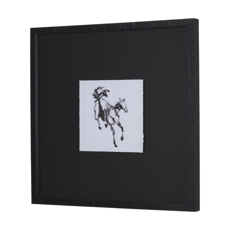 Swift Shadows by Santhosh ch Hand-Embellished Framed Artwork Matted under Glass by Mercana at Eve Furniture