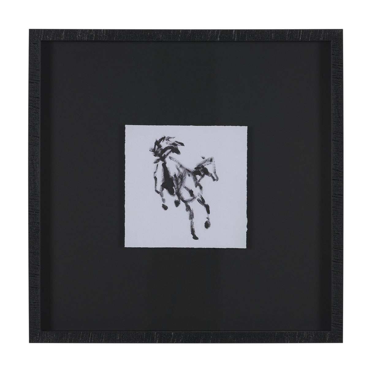 Swift Shadows by Santhosh ch Hand-Embellished Framed Artwork Matted under Glass by Mercana at Eve Furniture