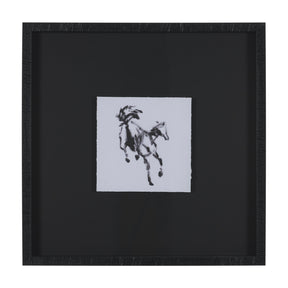 Swift Shadows by Santhosh ch Hand-Embellished Framed Artwork Matted under Glass by Mercana at Eve Furniture