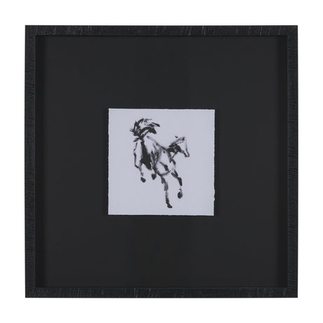 Swift Shadows by Santhosh ch Hand-Embellished Framed Artwork Matted under Glass by Mercana at Eve Furniture
