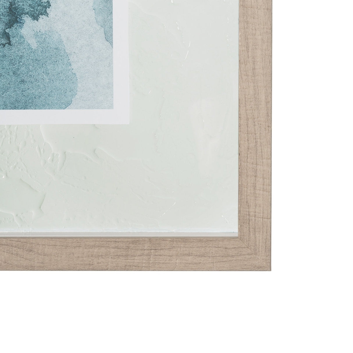 Swim II by Mercana Studio a Hand Embellished Textured Framed Art Print Matted under Glass by Mercana at Eve Furniture