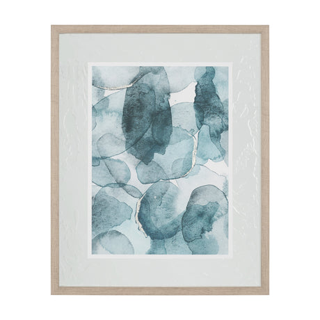 Swim II by Mercana Studio a Hand Embellished Textured Framed Art Print Matted under Glass by Mercana at Eve Furniture