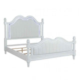 Swindon Pearl White 5-Piece Queen Bedroom Set by Furniture of America at Eve Furniture