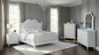 Swindon Pearl White 5-Piece Queen Bedroom Set by Furniture of America at Eve Furniture