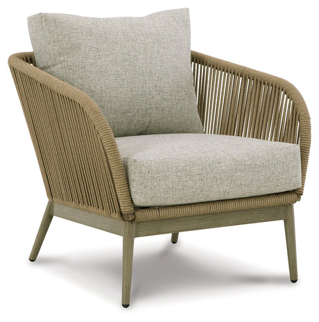 Swiss Valley Beige Lounge Chair with Cushion