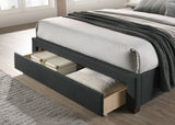 Sybella Dark Gray Queen Bed by Furniture of America at Eve Furniture