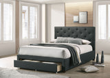Sybella Dark Gray Twin Bed by Furniture of America at Eve Furniture
