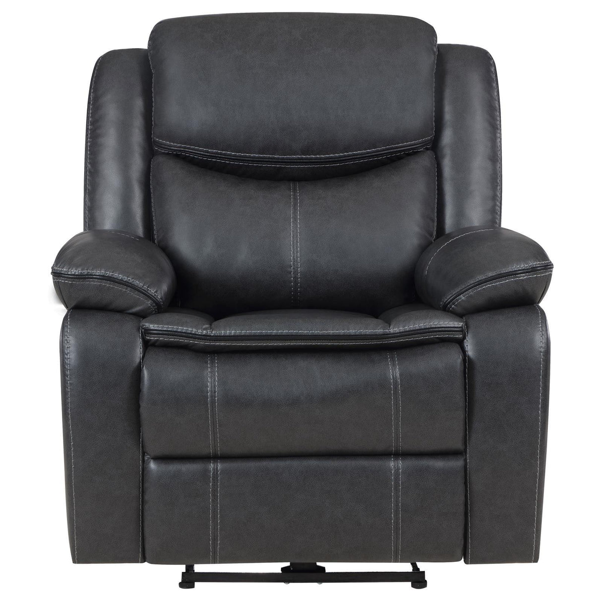 Sycamore Dark Grey Upholstered Power Recliner Chair by Coaster at Eve Furniture