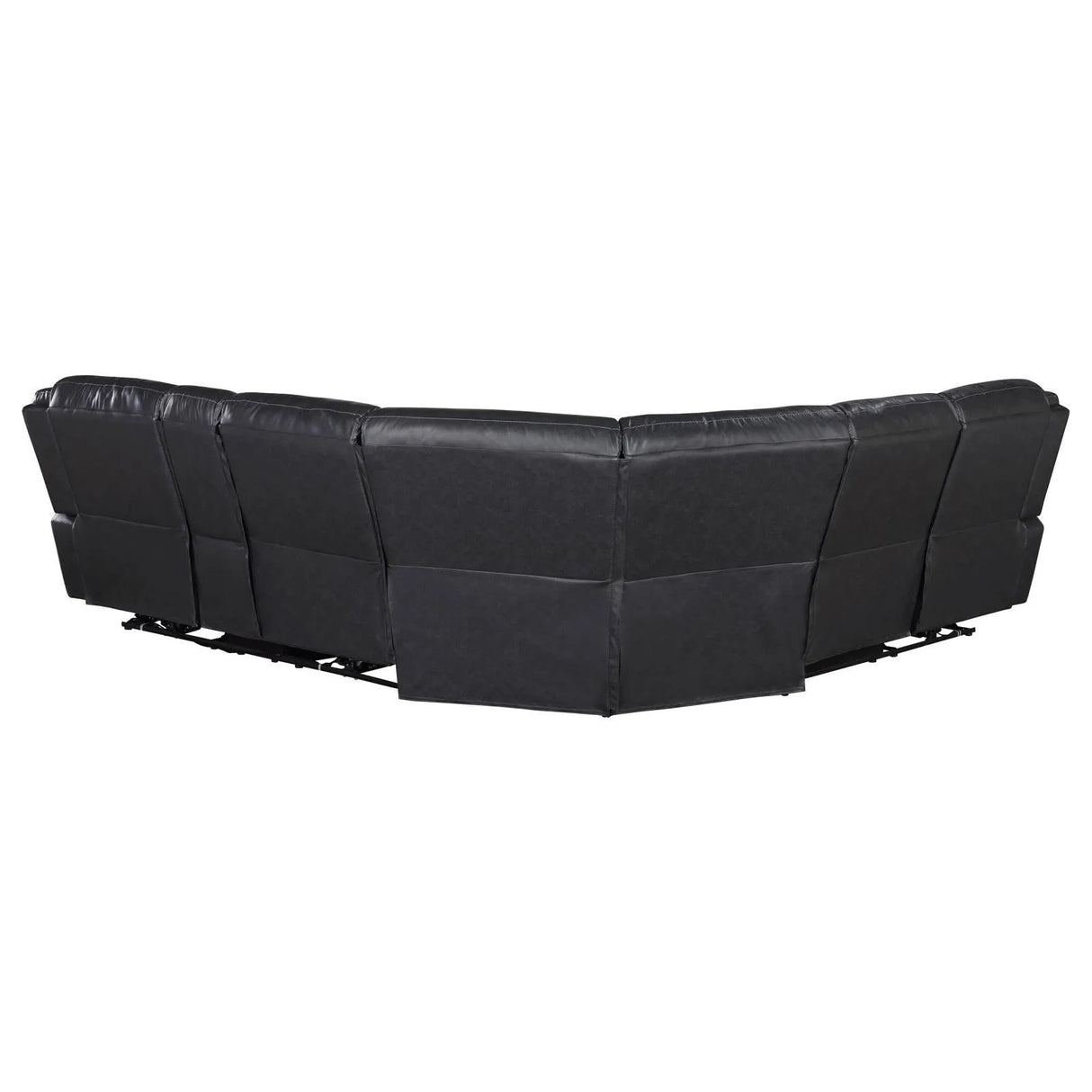 Sycamore Gray Upholstered Power Reclining Sectional by Coaster at Eve Furniture