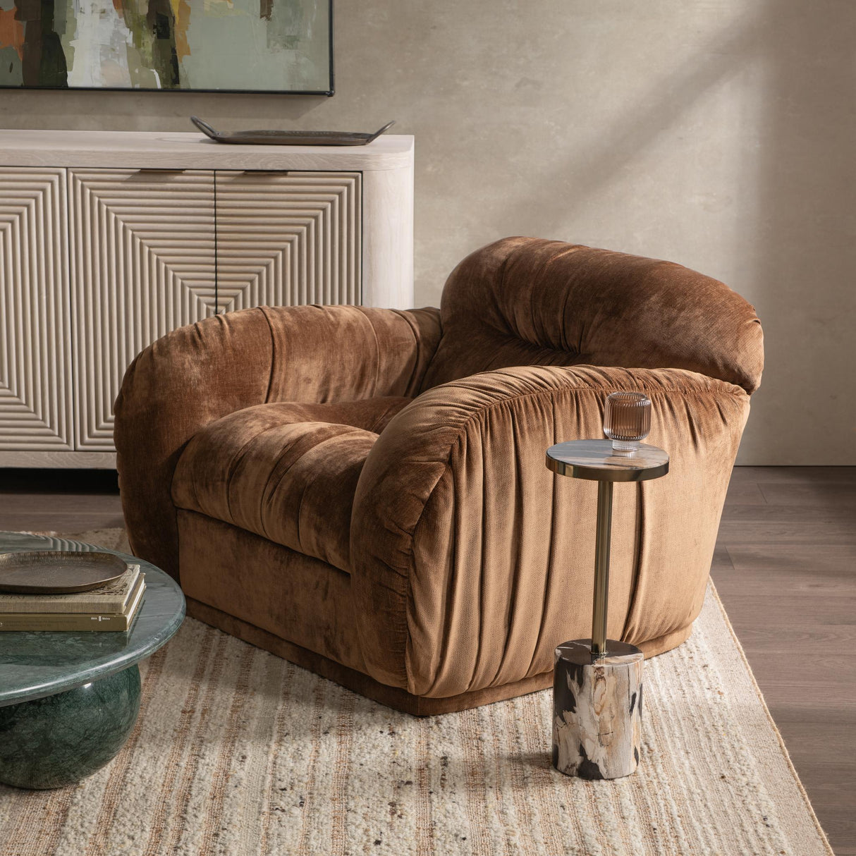 Sydney Accent Chair - Bronze by Classic Home at Eve Furniture