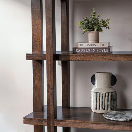 Sydney Bookshelf Bark Brown by Classic Home at Eve Furniture