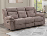 Sydney Brown Manual Reclining Set by Steve Silver at Eve Furniture