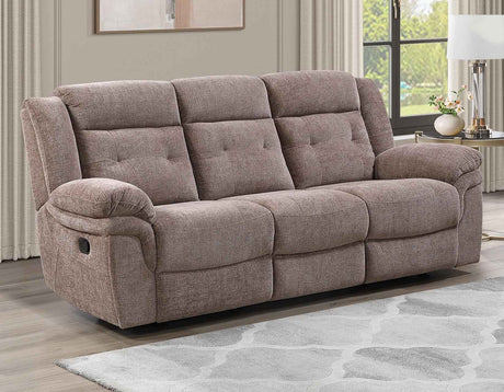 Sydney Brown Manual Reclining Set by Steve Silver at Eve Furniture