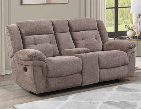 Sydney Brown Manual Reclining Set by Steve Silver at Eve Furniture