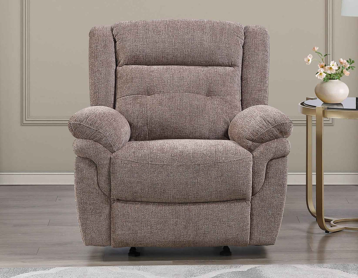 Sydney Glider Recliner, Manual, Brown by Steve Silver at Eve Furniture
