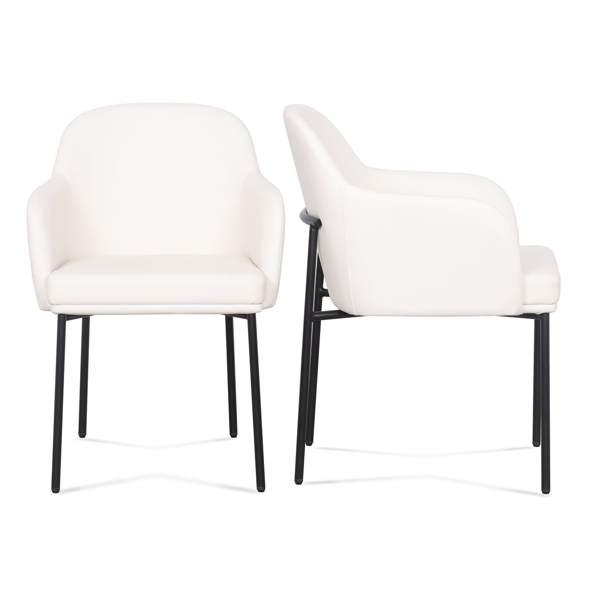 Sydney Performance Vegan Leather Armchair - Set of 2 by TOV Furniture at Eve Furniture