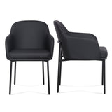 Sydney Performance Vegan Leather Armchair - Set of 2 by TOV Furniture at Eve Furniture