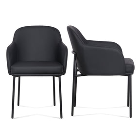 Sydney Performance Vegan Leather Armchair - Set of 2 by TOV Furniture at Eve Furniture