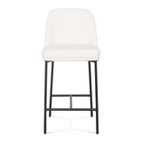 Sydney Performance Vegan Leather Counter Stool - Set of 2 by TOV Furniture at Eve Furniture