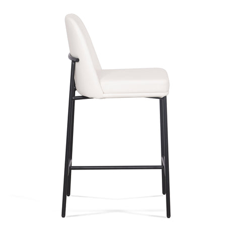 Sydney Performance Vegan Leather Counter Stool - Set of 2 by TOV Furniture at Eve Furniture