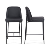 Sydney Performance Vegan Leather Counter Stool - Set of 2 by TOV Furniture at Eve Furniture