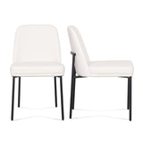 Sydney Performance Vegan Leather Dining Chair - Set of 2 by TOV Furniture at Eve Furniture