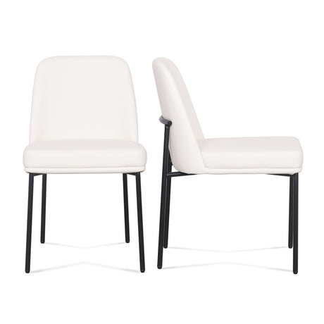 Sydney Performance Vegan Leather Dining Chair - Set of 2 by TOV Furniture at Eve Furniture
