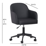 Sydney Performance Vegan Leather Office Desk Chair by TOV Furniture at Eve Furniture