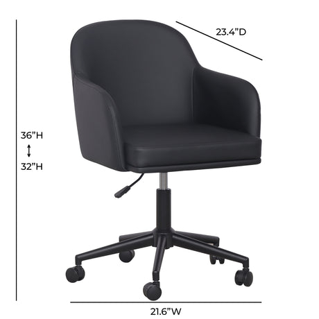 Sydney Performance Vegan Leather Office Desk Chair by TOV Furniture at Eve Furniture