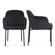 Sydney Performance Velvet Armchair - Set of 2 by TOV Furniture at Eve Furniture