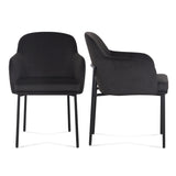Sydney Performance Velvet Armchair - Set of 2 by TOV Furniture at Eve Furniture