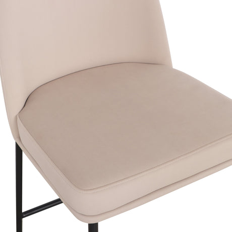 Sydney Performance Velvet Counter Stool Set of 2 by TOV Furniture at Eve Furniture